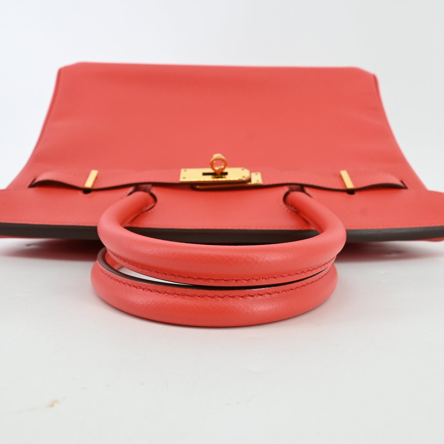 Epsom Birkin 30 Rouge Tomato G hardware X stamp