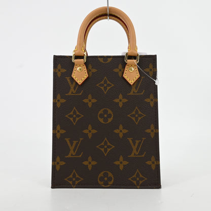 Monogram Petite Sac Plat IC Chip