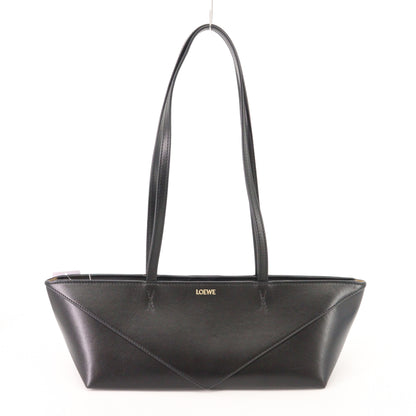 Leather Shoulder Bag Black