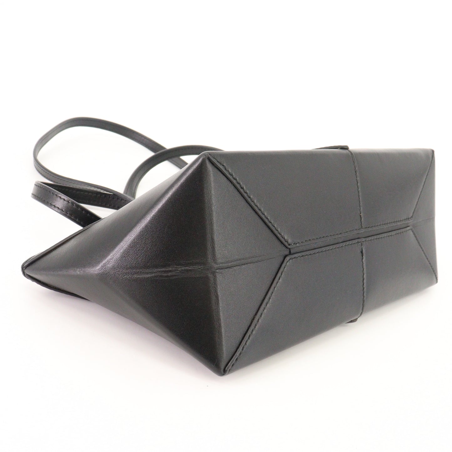 Leather Shoulder Bag Black