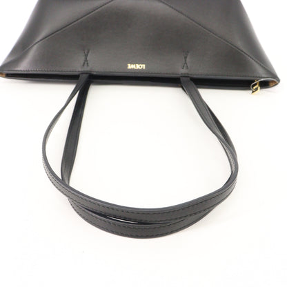 Leather Shoulder Bag Black