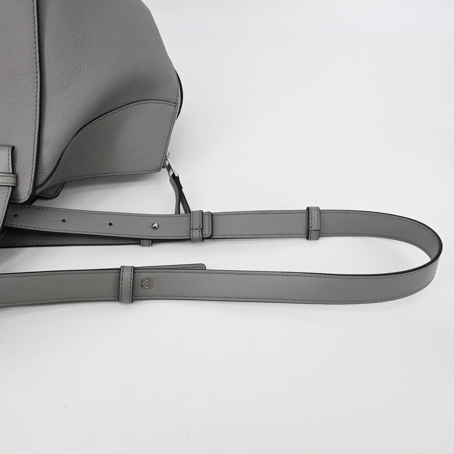 Leather Hammock Small Grey