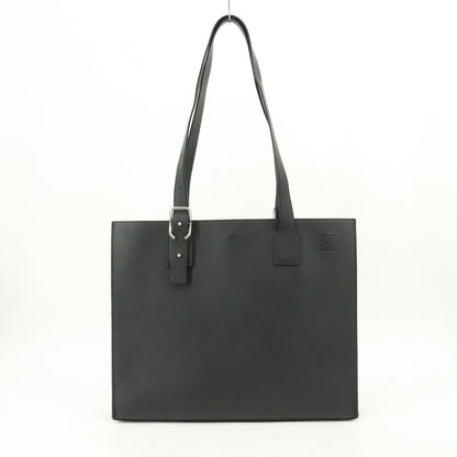 Anagram Buckle Tote Black