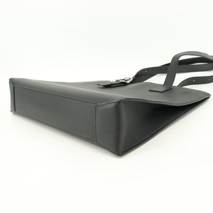 Anagram Buckle Tote Black