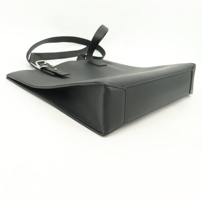 Anagram Buckle Tote Black