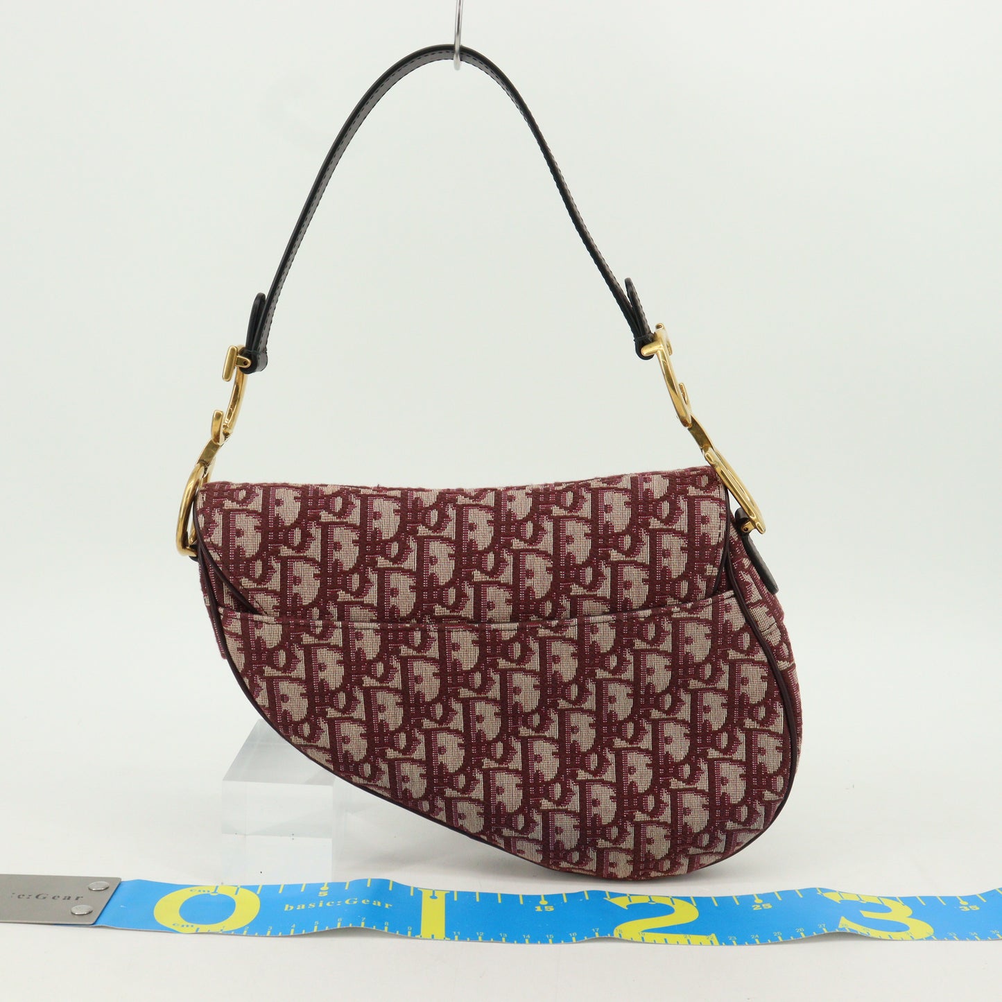 Canvas Saddle Top Handle Bag Red