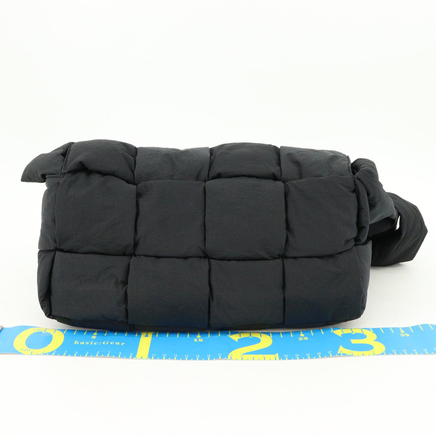 Padded Tech Cassette Nylon Shoulder Bag Black