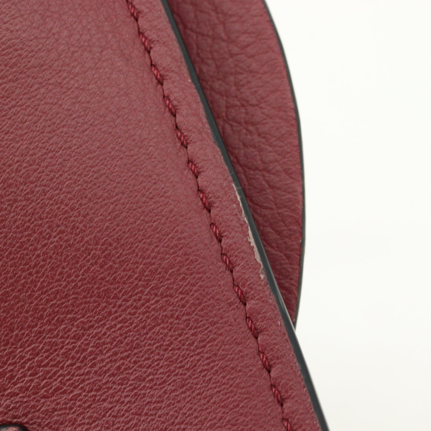 Leather elephant pocket Bordeaux