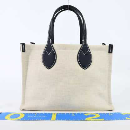 Logo Print Mini Tote Bag Navy