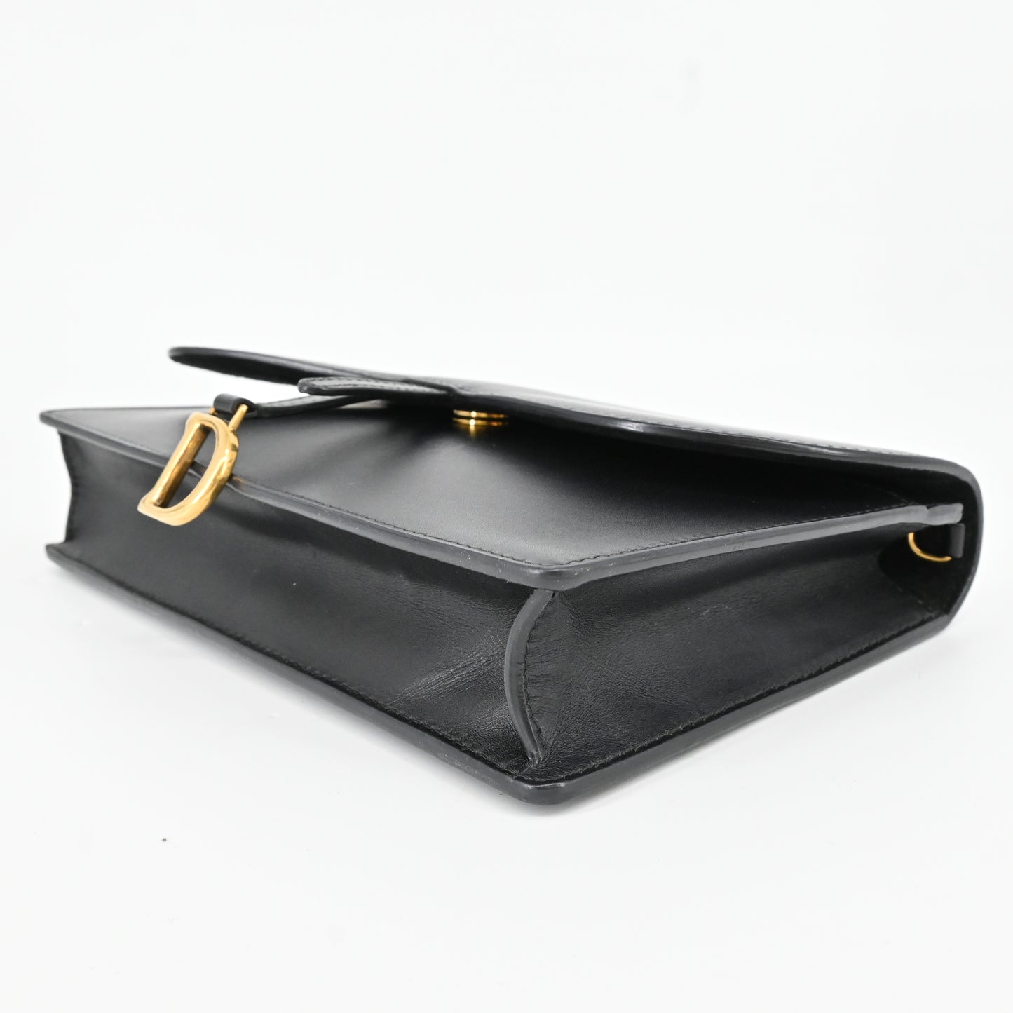 Saddle Long Wallet Black