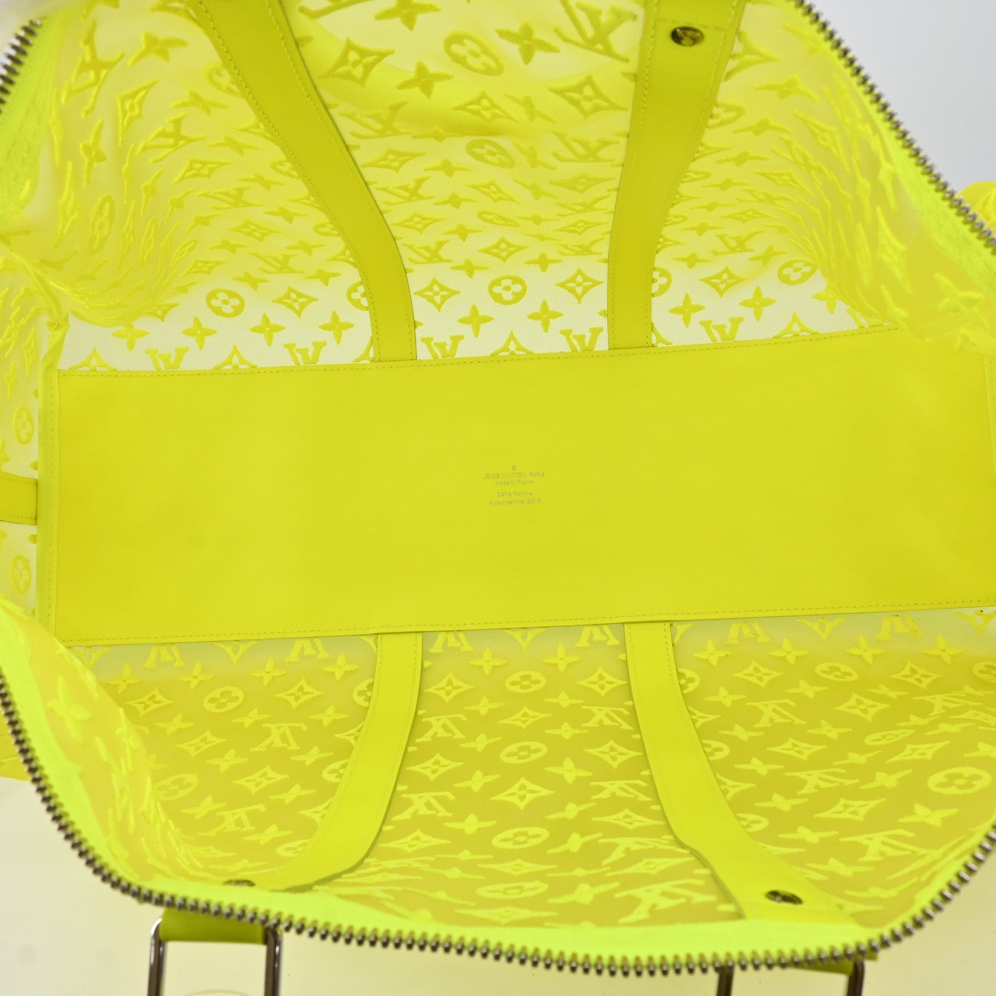 Mono See-Through Keepall 50 Yellow DR2159