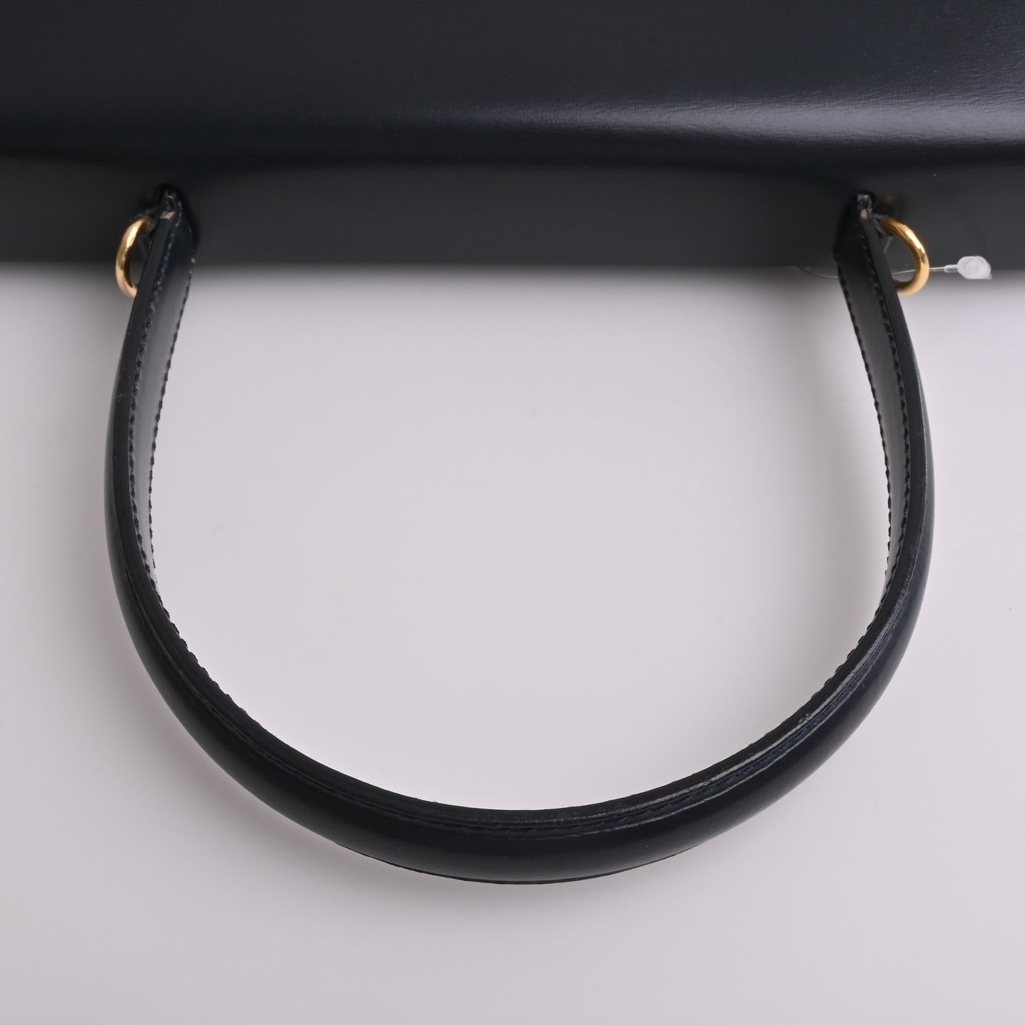 Calf 2WAY Handbag Black