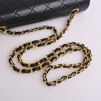 Lamb Matelasse Furfura Chain Shoulder Black G Metal Fittings Series1