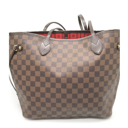 Louis Vuitton Damier Ebene Neverfull MM Handbag