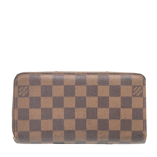 Louis Vuitton Damier Ebene Zippy Long Wallet