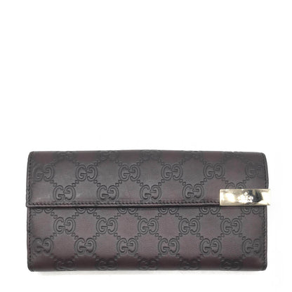 Gucci Guccissima Signature Dice Continental Wallet