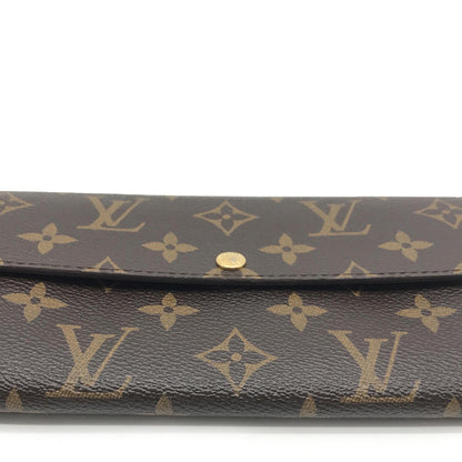 Louis Vuitton Monogram Sarah Brown Canvas Wallet