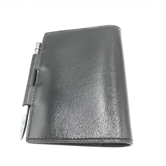 Hermès Leather Mini Agenda with Sterling Silver Pencil