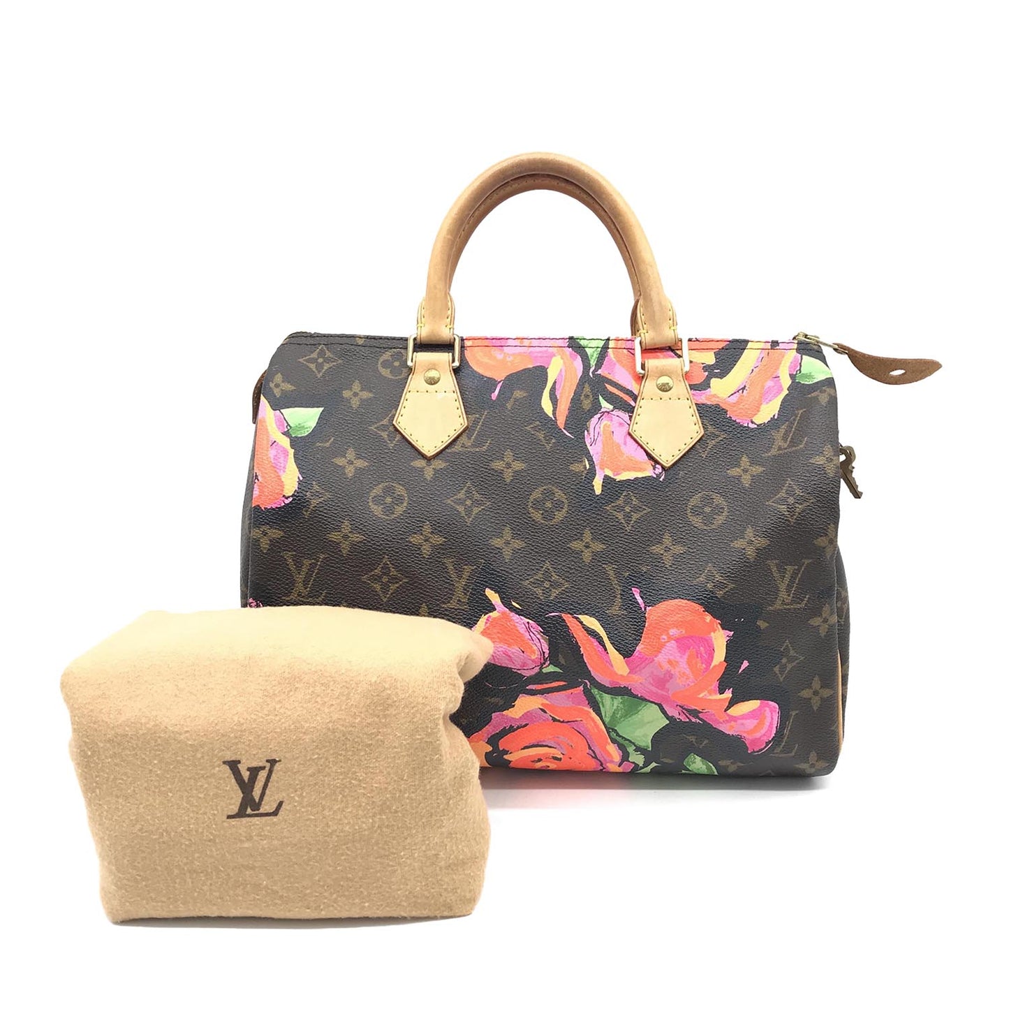 Louis Vuitton Monogram Roses Speedy 30