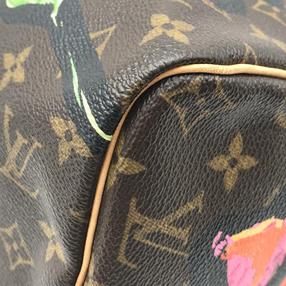 Louis Vuitton Monogram Roses Speedy 30