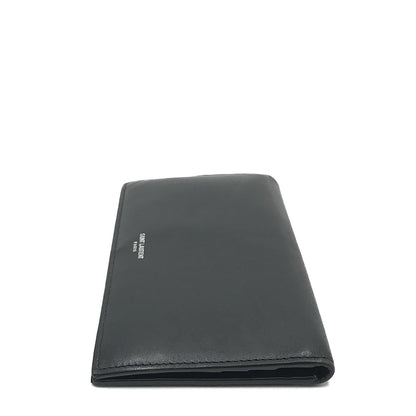 Yves Saint Laurent Black Smooth Leather Cardholder