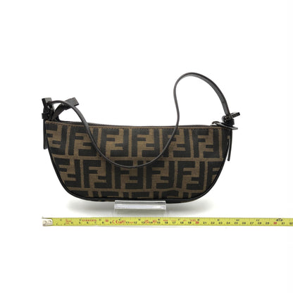 Fendi Zucca Pochette Shoulder Bag