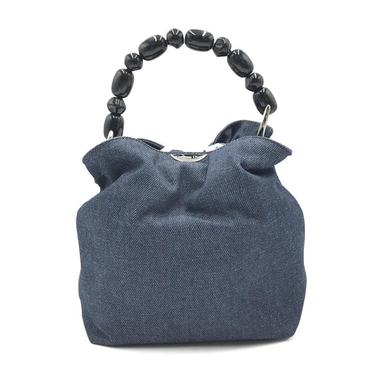 Christian Dior Dior Blue Denim Malice Handbag