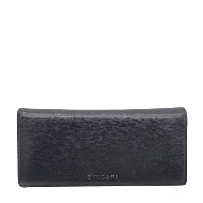 Bulgari Leather Long Wallet