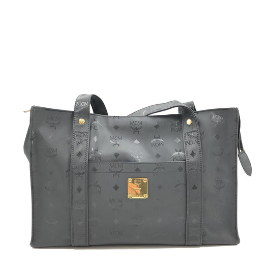 MCM Monogram Visetos Shopper Tote Bag