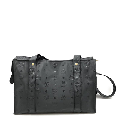 MCM Monogram Visetos Shopper Tote Bag