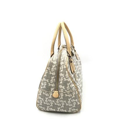 Celine Saluki Carriage Pattern Mini Handbag