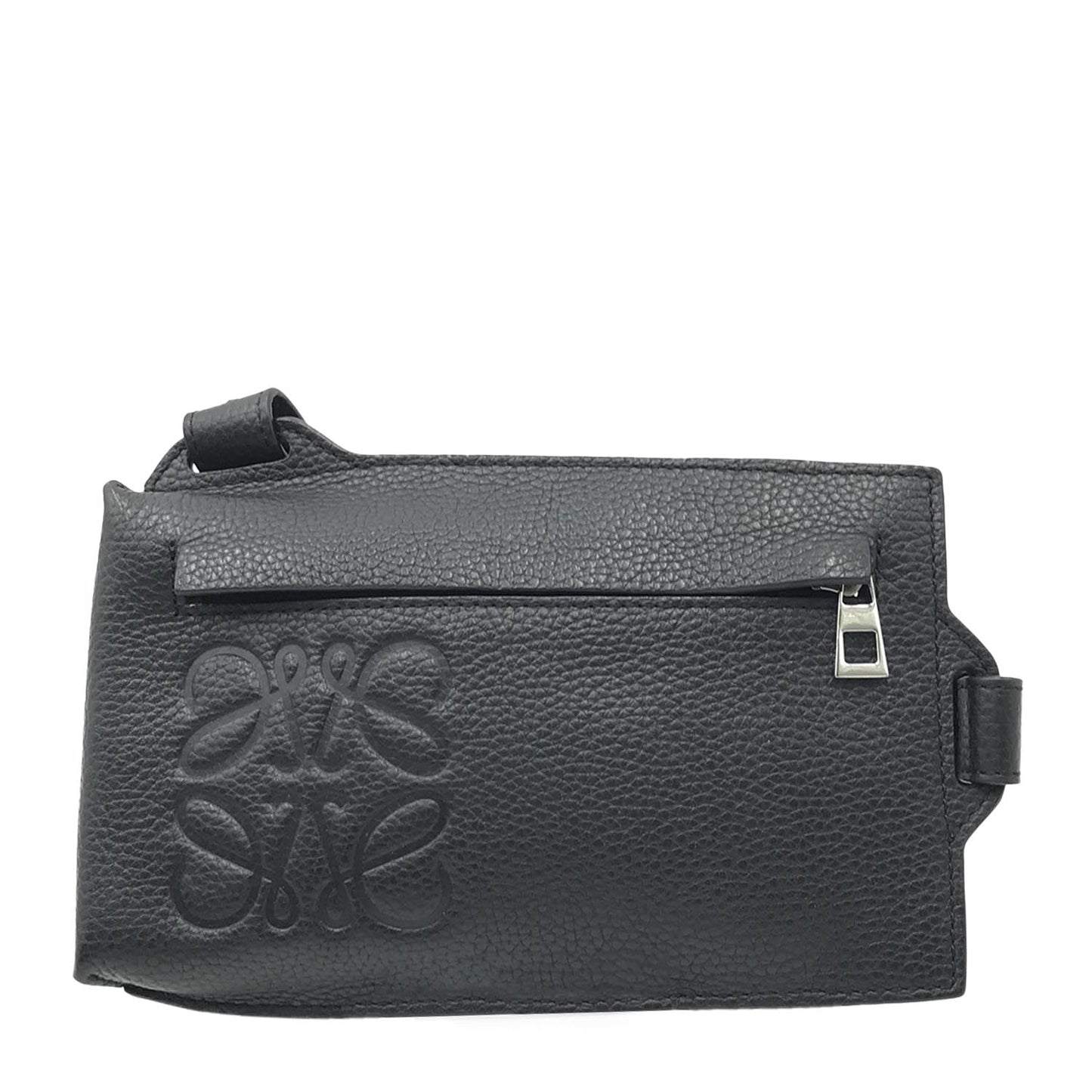 Loewe T Pouch Leather Clutch Bag