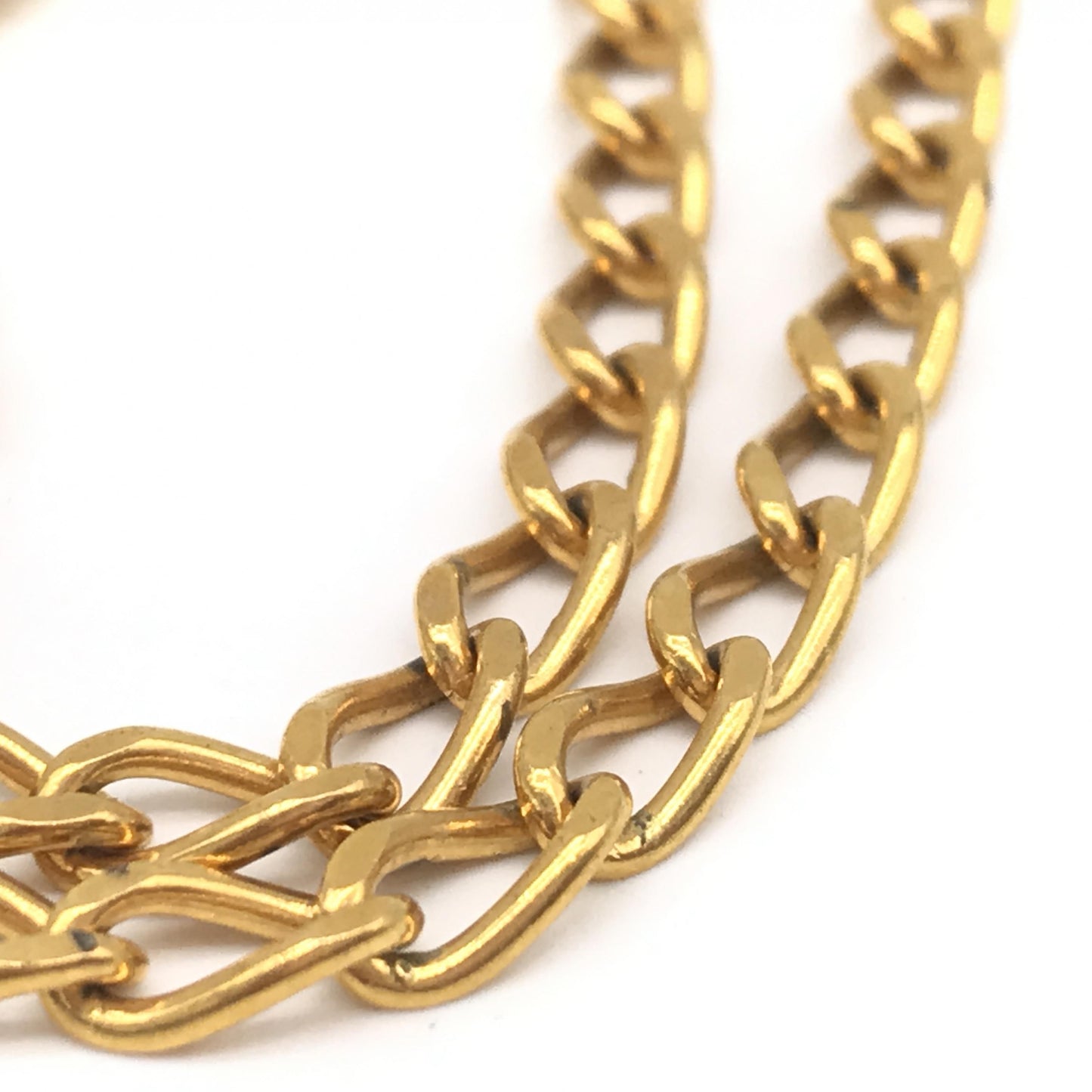 Chanel CC Necklace Matte Gold