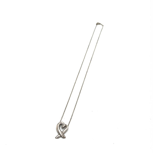 Tiffany & Co. Necklace Heart lock Silver 925
