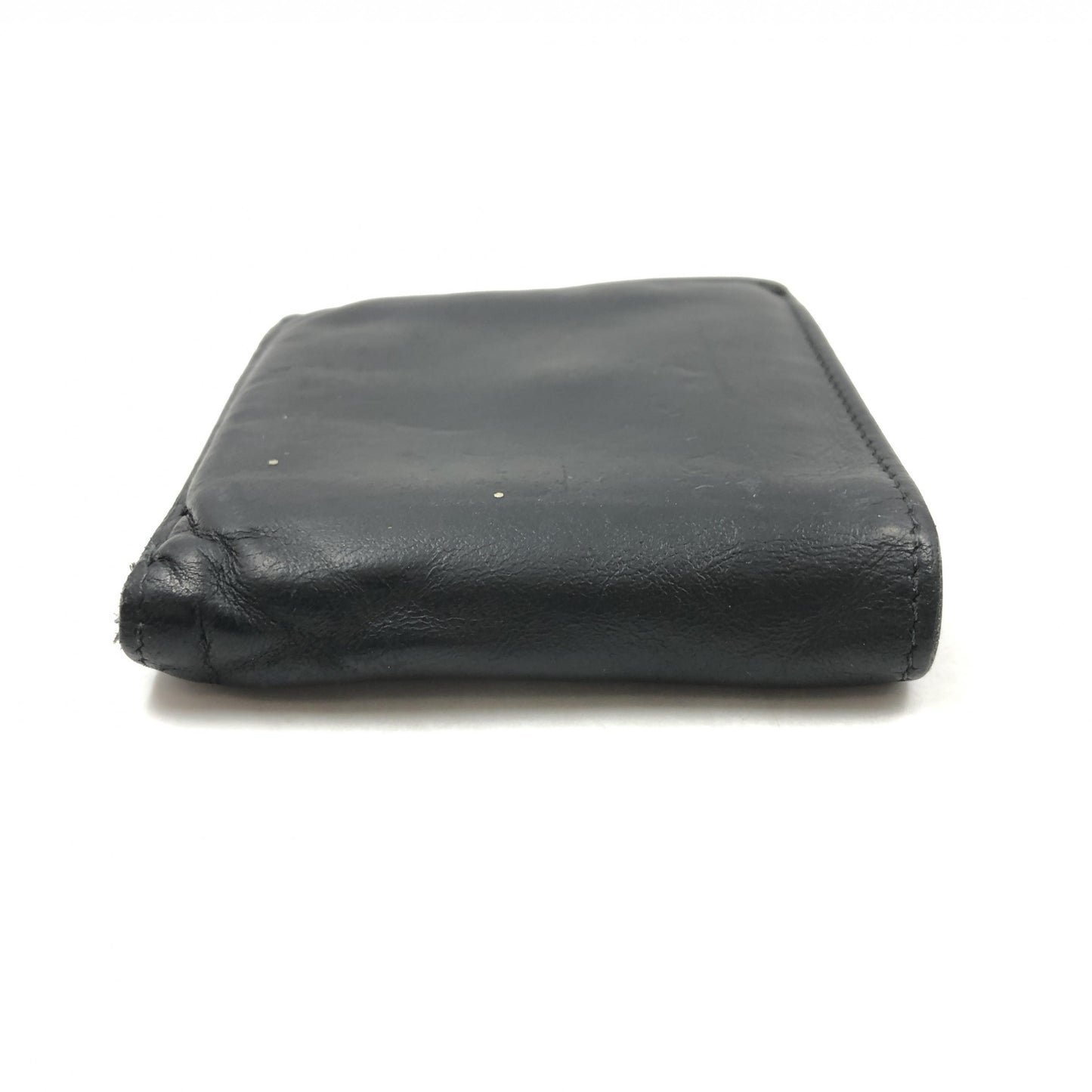 Balenciaga Logo Print Leather Wallet