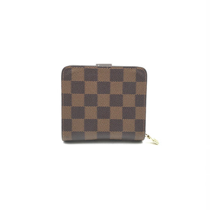 Louis Vuitton Damier Ebene Compact Zip Wallet