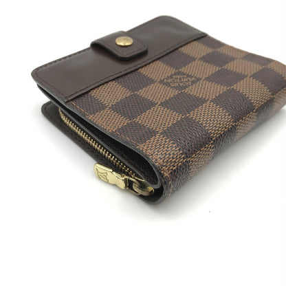 Louis Vuitton Damier Ebene Compact Zip Wallet