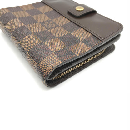 Louis Vuitton Damier Ebene Compact Zip Wallet