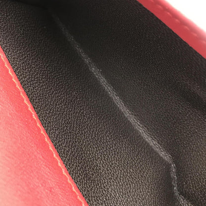 Gucci Check-Book Leather Long Wallet