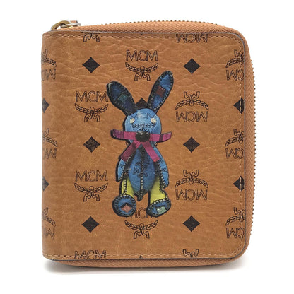 MCM Visetos Rabbit Passport Holder