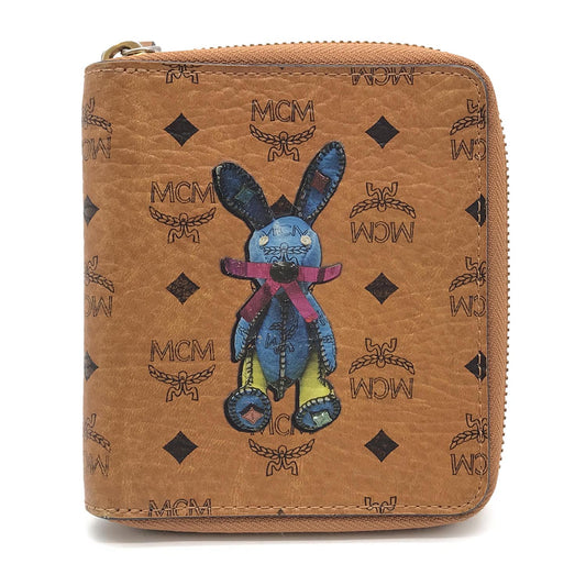 MCM Visetos Rabbit Passport Holder