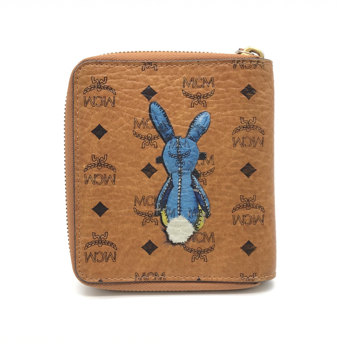 MCM Visetos Rabbit Passport Holder