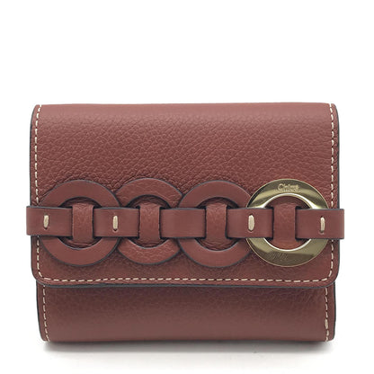 Chloe Grained Calfskin Small Darryl Trifold Wallet