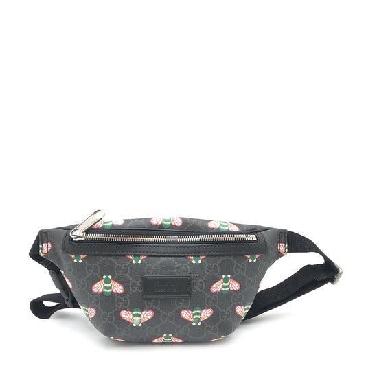 Gucci GG Supreme Monogram Bee Multicolor Appia Calfskin Belt Bag