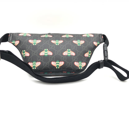 Gucci GG Supreme Monogram Bee Multicolor Appia Calfskin Belt Bag