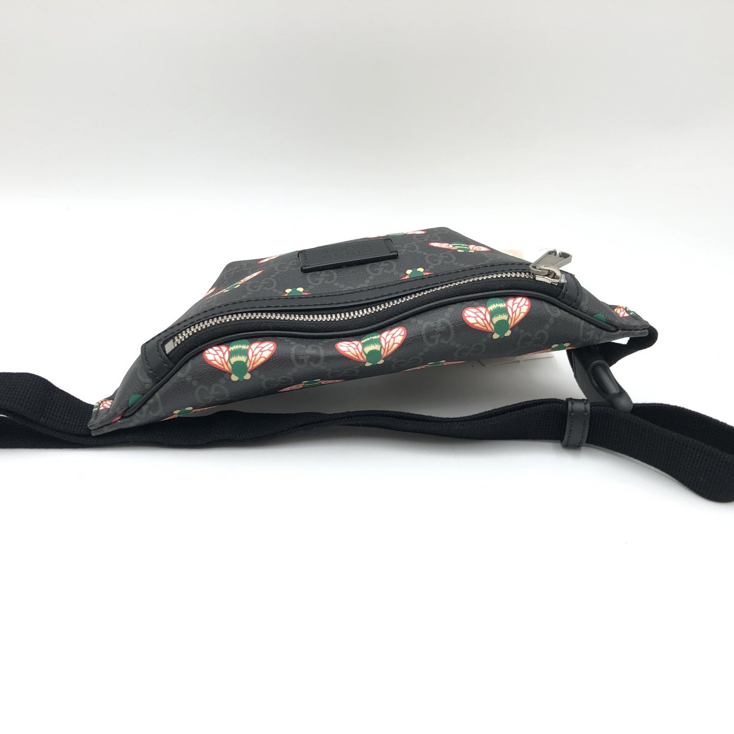 Gucci GG Supreme Monogram Bee Multicolor Appia Calfskin Belt Bag