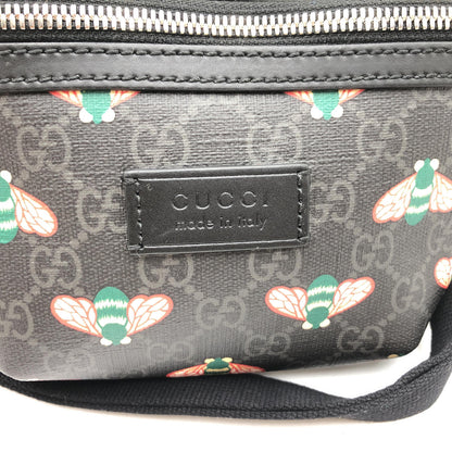 Gucci GG Supreme Monogram Bee Multicolor Appia Calfskin Belt Bag