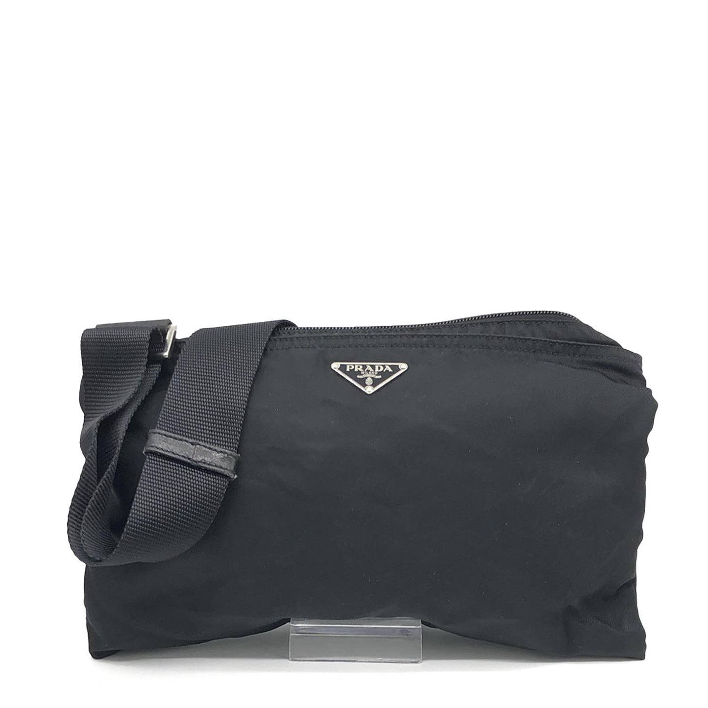 Prada Milano Logo Tessuto Crossbody Bag