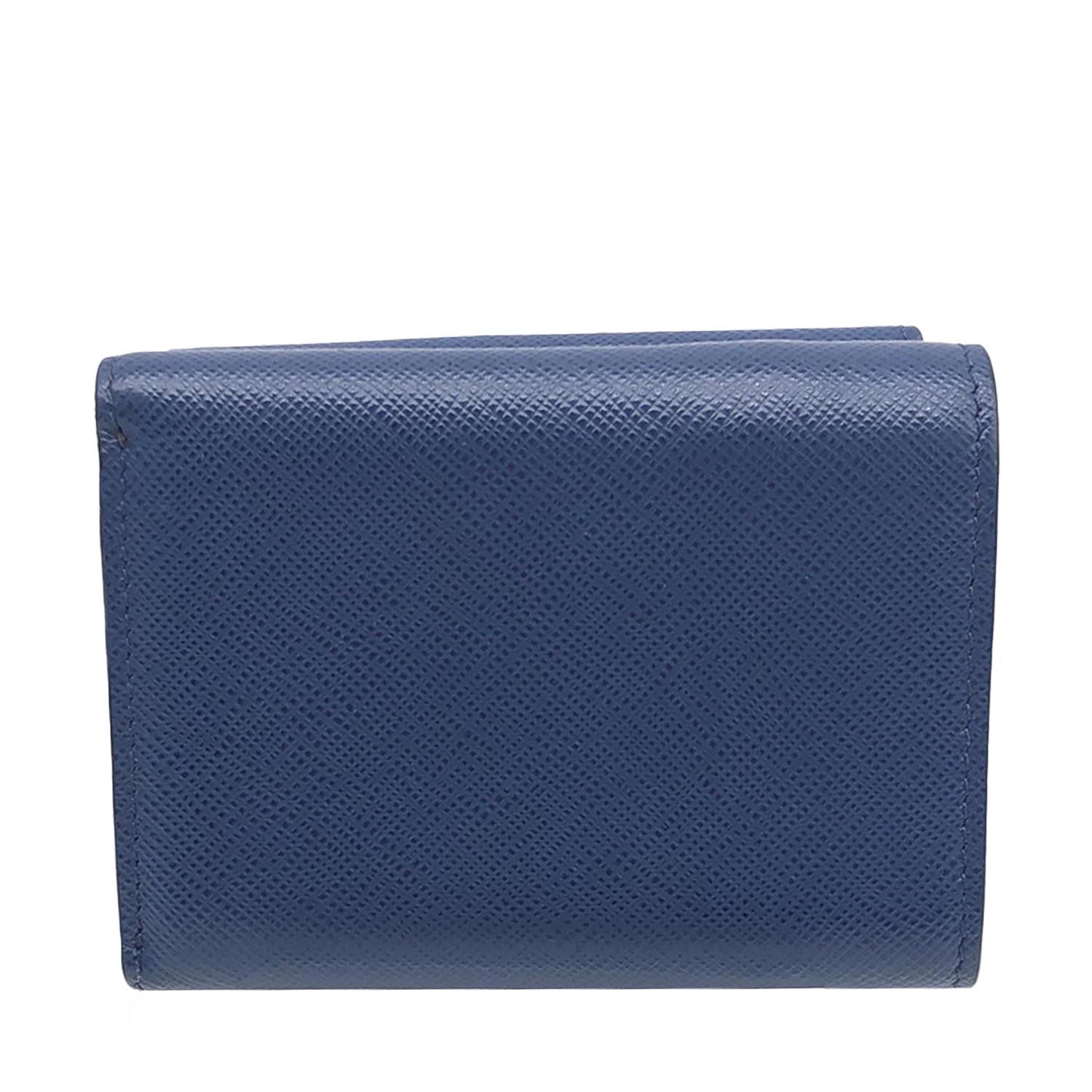 Prada Saffiano Leather Trifold Bow Wallet