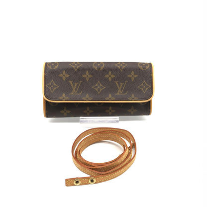 Louis Vuitton Monogram Canvas Pochette Twin PM Bag